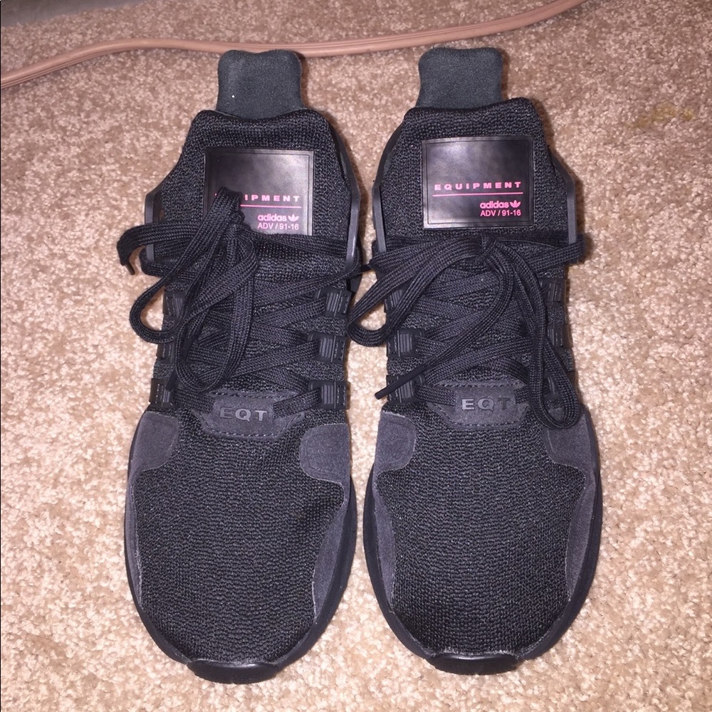 Black Adidas EQT’s
